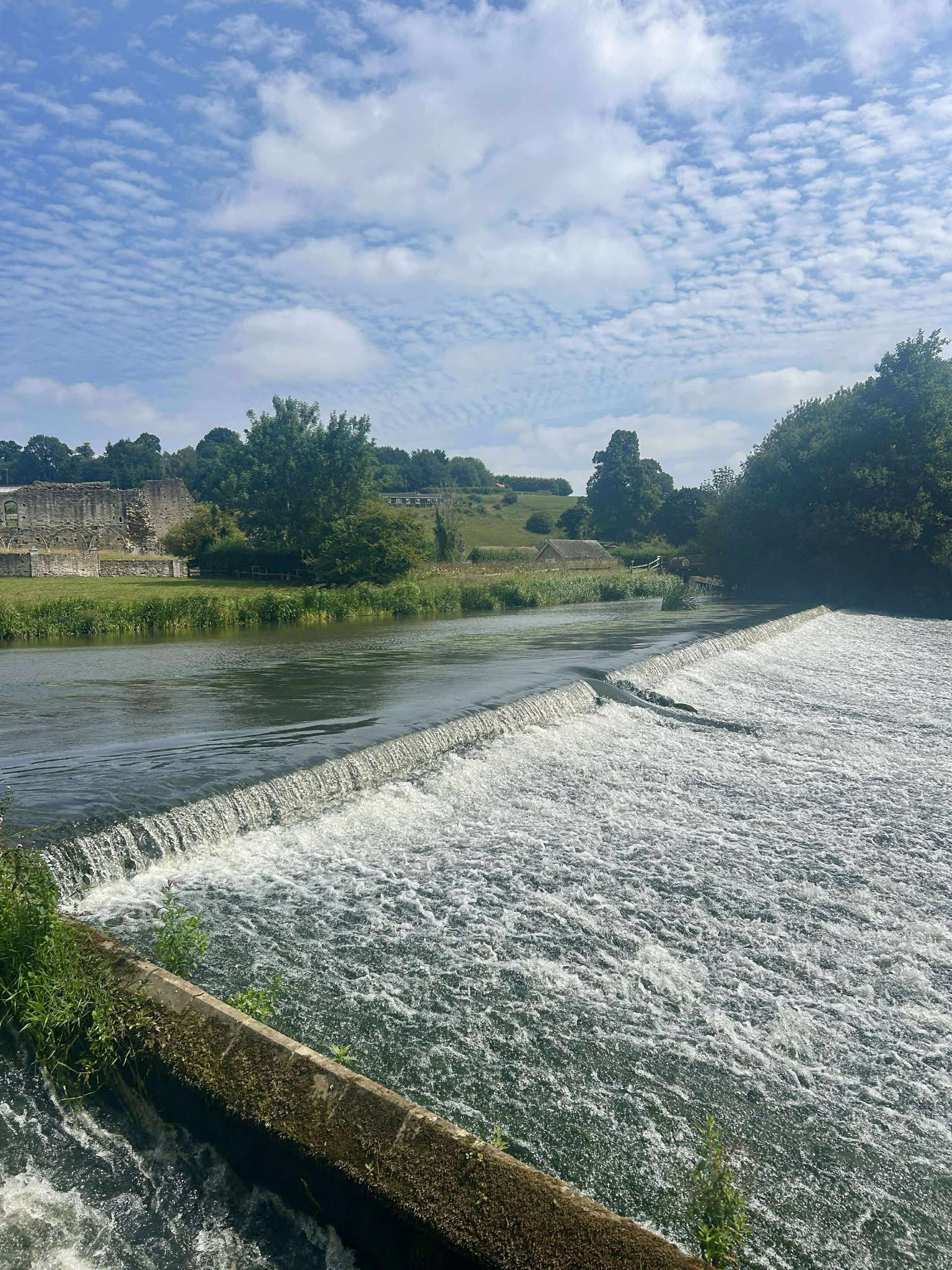 On the walk back to the Priory we will come across this stunning waterfall. 